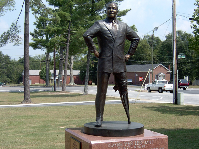 Statue of Clayton "Peg Leg" Bates