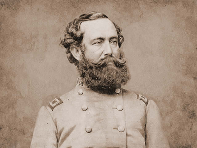 Wade Hampton in Confederate uniform.