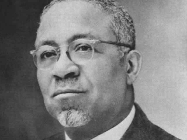 Black and white photograph of Gordon Hancock